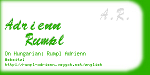 adrienn rumpl business card